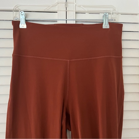 Lululemon Groove Super-High Rise Crop 23” Ancient Copper Nulu Fabric - Picture 3 of 7